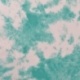Tissu French Terry Imprimé Tie And Dye Turquoise