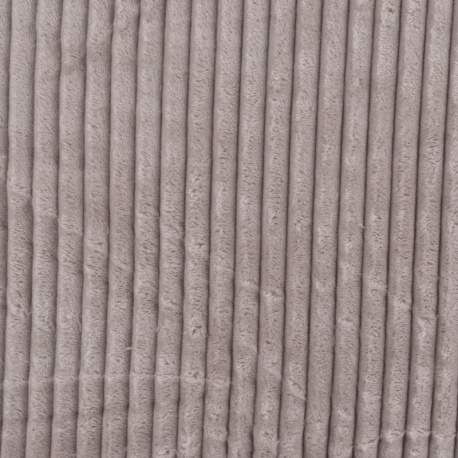 Tissu Polaire Microfibre Cotelée Sable