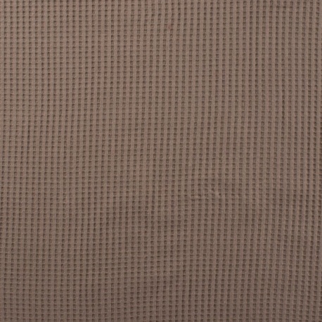 Tissu Nid D'abeille Ibiza Taupe