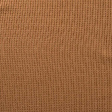 Tissu Nid D'abeille Ibiza Caramel