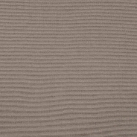 Tissu Jersey Rayures Ottoman Taupe 