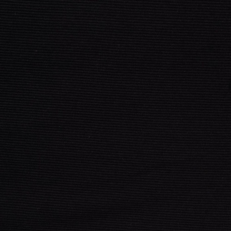 Tissu Jersey Rayures Ottoman Noir 