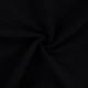 Tissu Jersey Rayures Ottoman Noir 