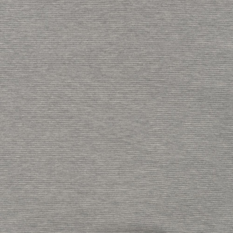 Tissu Jersey Rayures Ottoman Gris Chiné