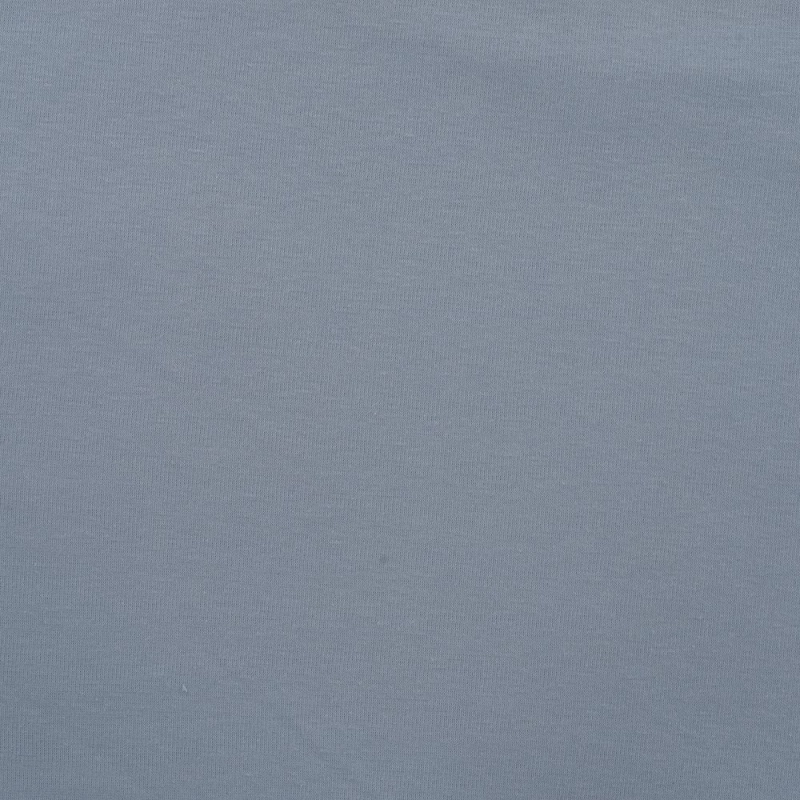 Tissu Sweat Reversible Uni Bleu Glacier