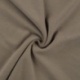 Tissu Sweat Reversible Uni Taupe
