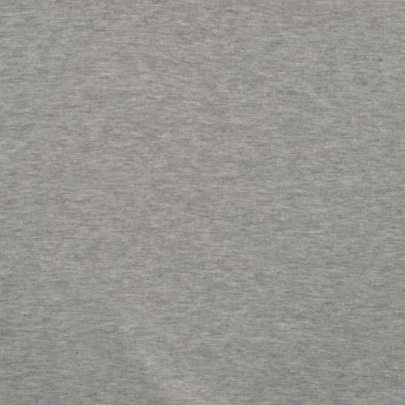 Tissu Sweat Reversible Uni Gris 