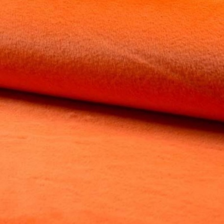 Tissu Fausse Fourrure Microfibre Castorini Orange  