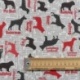 Tissu Boxer Toile Rouge 