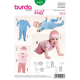 Patron Burda Kids 9423 Ensemble Bébé 56/80CM