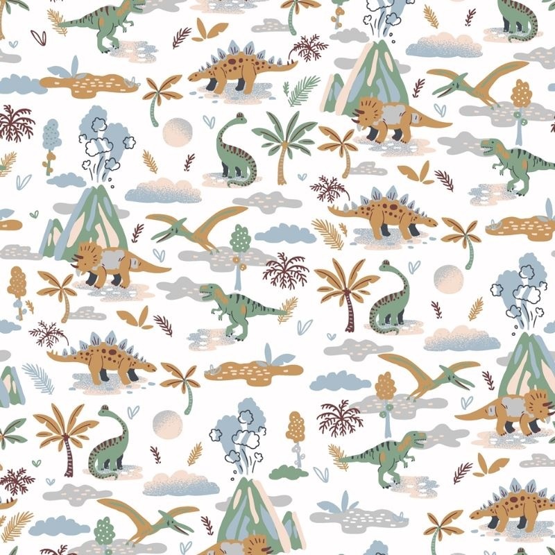 Tissu Imprimé Diplo Blanc