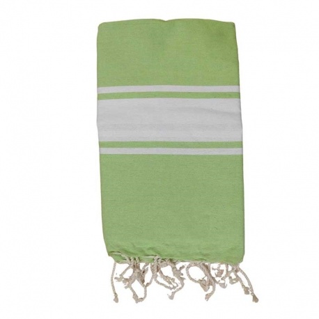 Fouta Frange Vert Clair