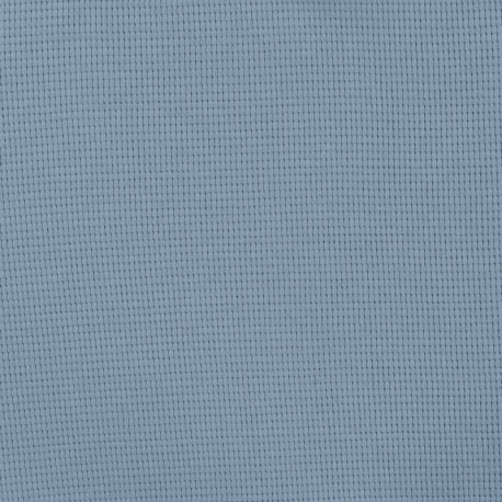 Tissu Jersey Gaufré Bleu 