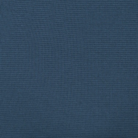 Tissu Jersey Gaufré Bleu Jeans 