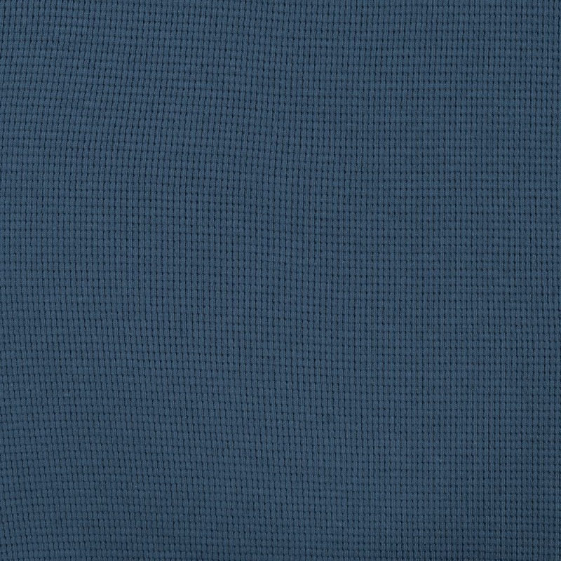 Tissu Jersey Gaufré Bleu Jeans 