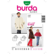 Patron Burda Kids 9674 Manteau Cape 104/140