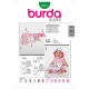 Patron Burda Kids 9712 Ensemble 62/86