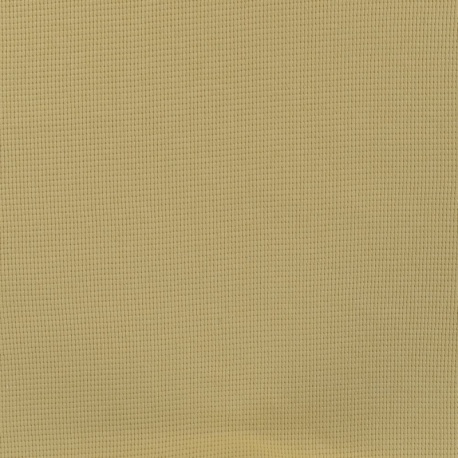 Tissu Jersey Gaufré Jaune Clair 