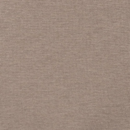Tissu Jersey Gaufré Beige Chine 