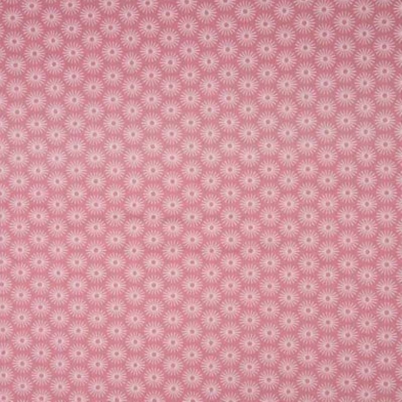Tissu Popeline Imprimé Parapluie Rose