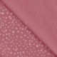 Tissu Jersey Coton Pois Rose
