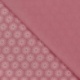 Tissu Jersey Coton Parapluie Rose 