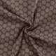 Tissu Jersey Coton Parapluie Marron 
