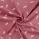 Tissu Jersey Coton Plume Rose