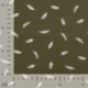 Tissu Jersey Coton Plume Vert Army