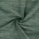 Tissu Jersey Coton Rayures Vert 