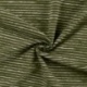 Tissu Jersey Coton Rayures Vert Army