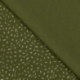 Tissu Jersey Coton Confetti Vert Army 
