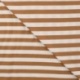 Tissu Jersey Coton Large Bande Caramel