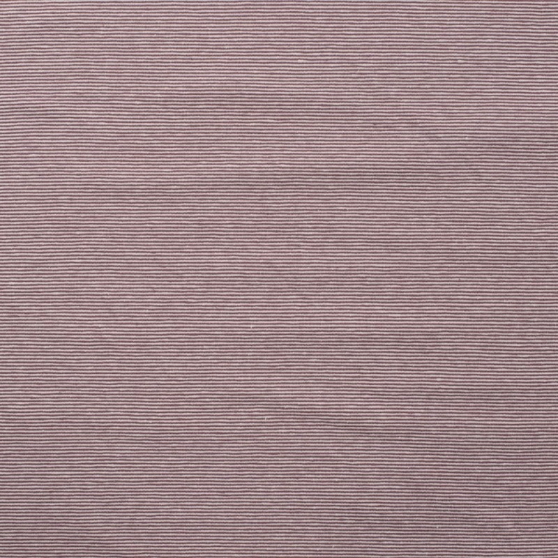 Tissu Jersey Coton Fine Bande Mauve 