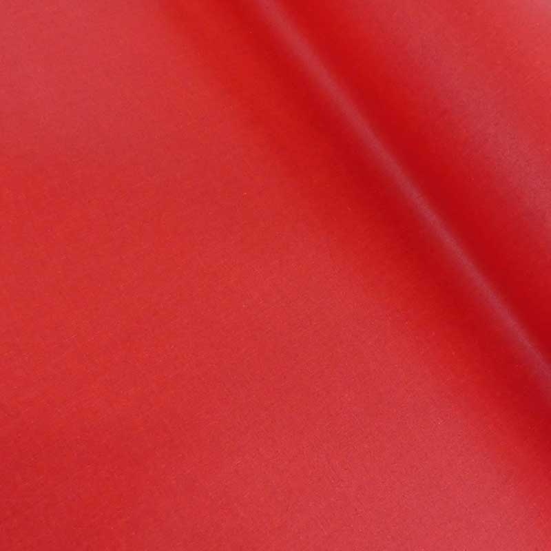 Tissu Enduit Opaline Rouge 