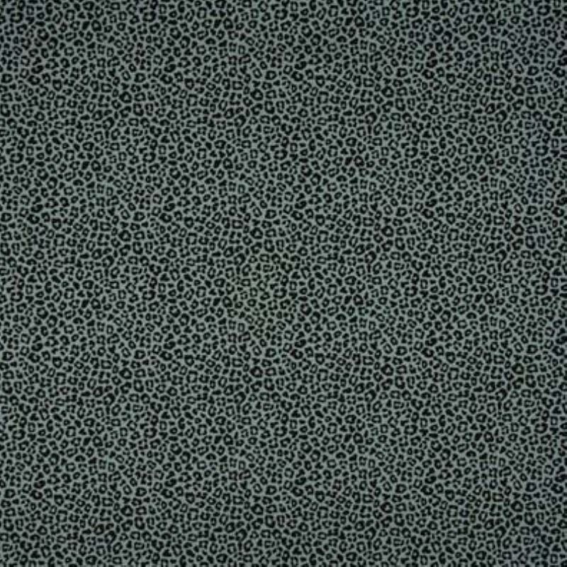 Tissu Jersey Coton Imprimé Leopard Vert