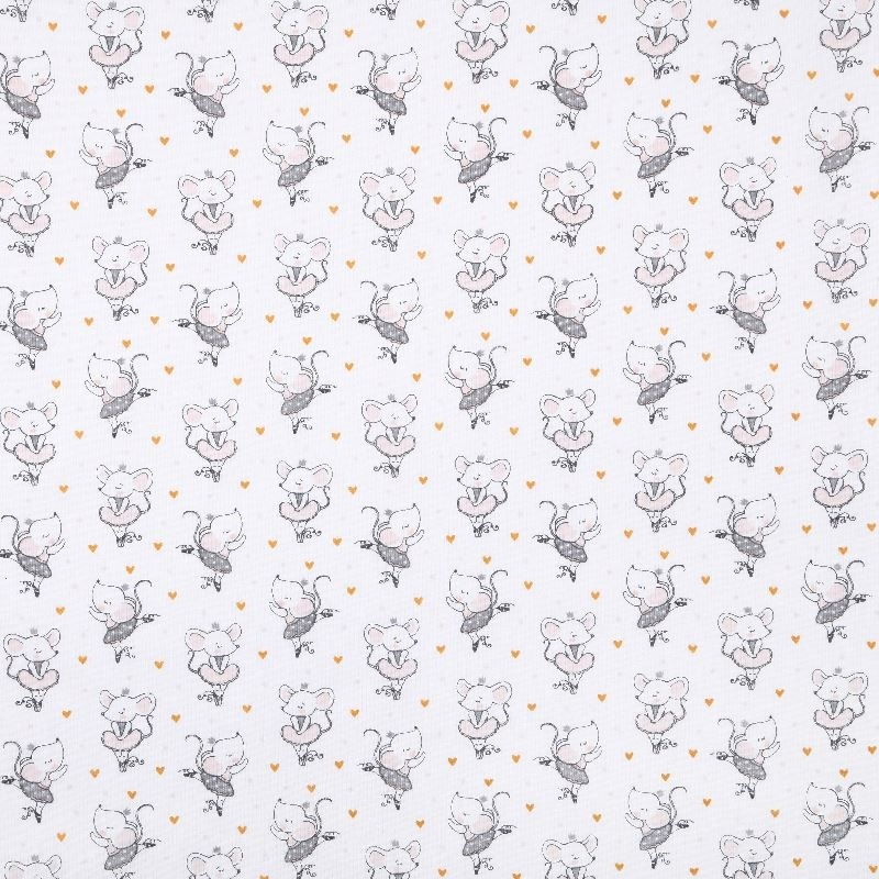 Tissu Imprimé Misty Souris