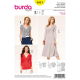 Patron Burda Style 6911 Tshirt et Robe 34/46