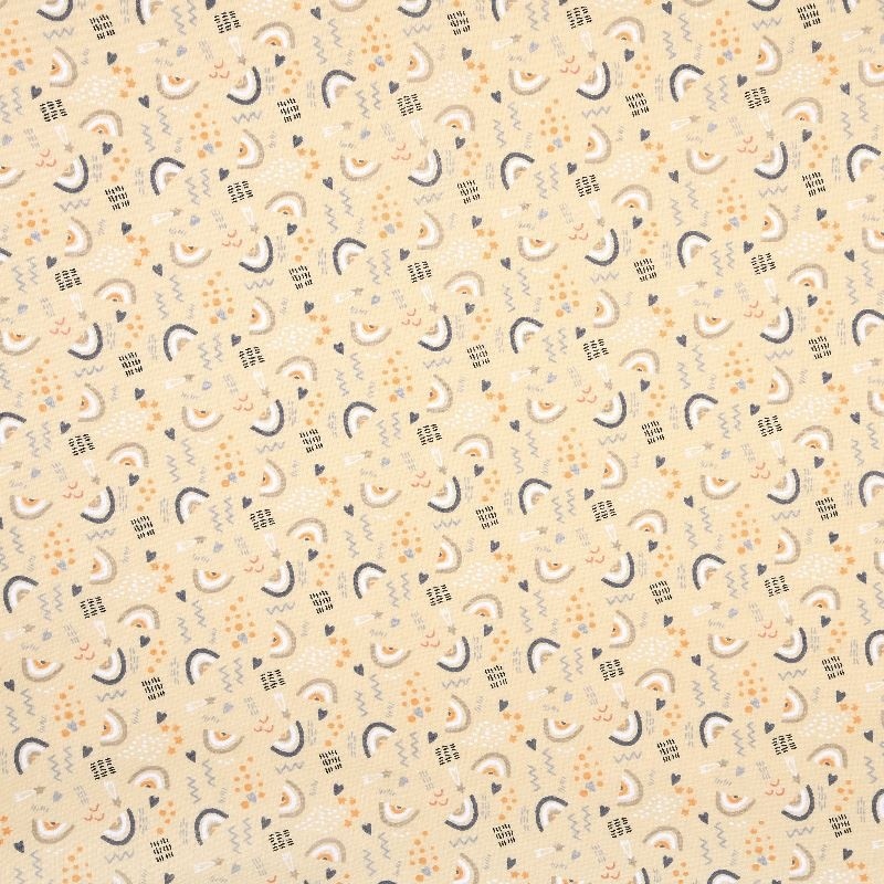Tissu Imprimé Arci Jaune 