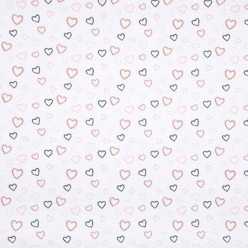 Tissu Imprimé Corazon Marsala 