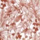Tissu Imprimé Herbal Terracotta 