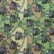 Tissu Wax Imprimé Vert Jaune 