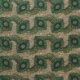 Tissu Wax Imprimé Vert Marron