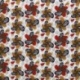 Tissu Wax Imprimé Ecru Marron 