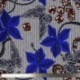 Tissu Wax Imprimé Bleu Noir 