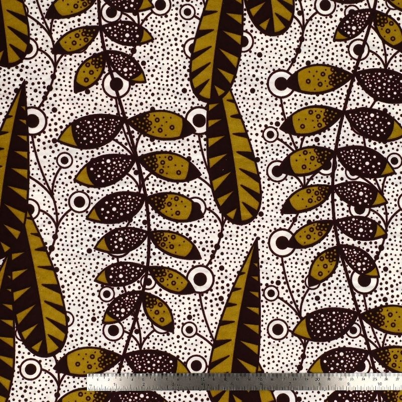 escarpin en tissu wax