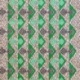 Tissu Wax Imprimé Marron Vert