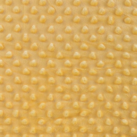 Tissu Bubble Minky Uni Jaune