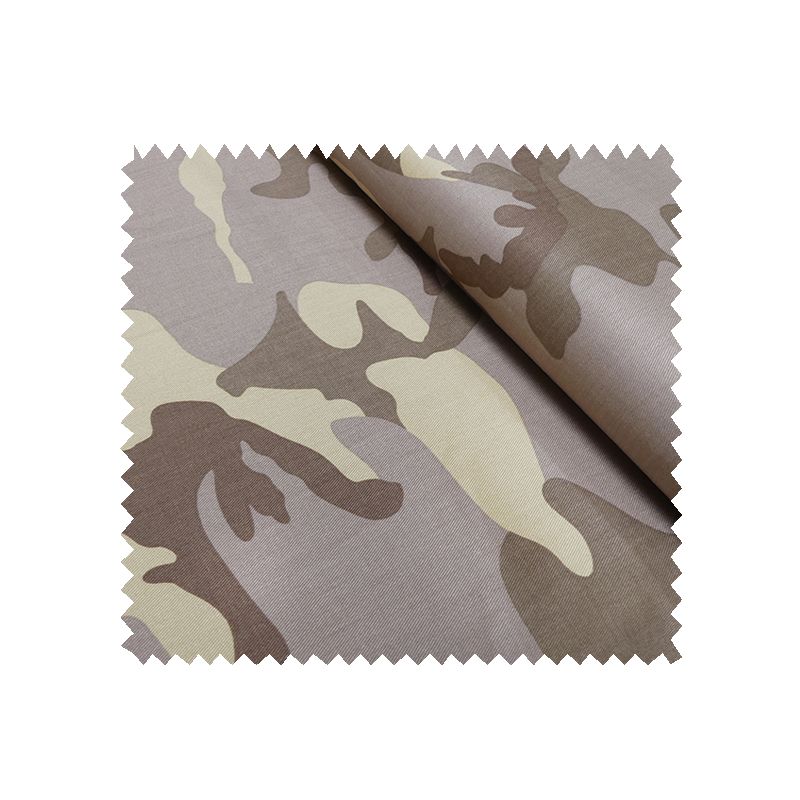 Tissu Toile Camouflage Marron