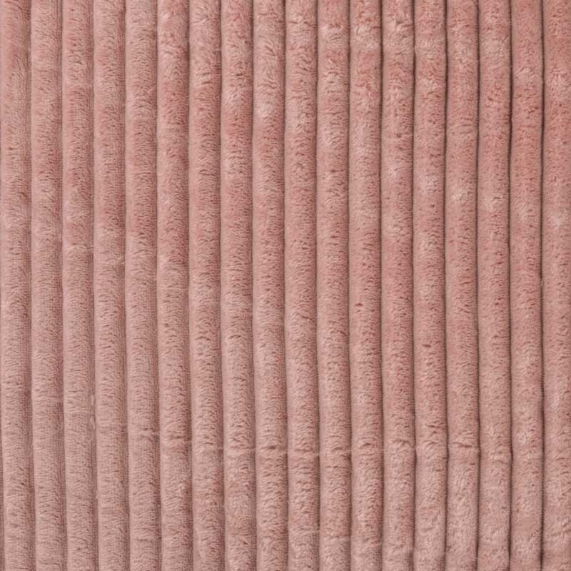 Tissu Polaire Microfibre Cotelée Rose